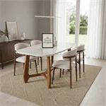 פינת אוכל מדגם VENEZIA כולל 4 כיסאות