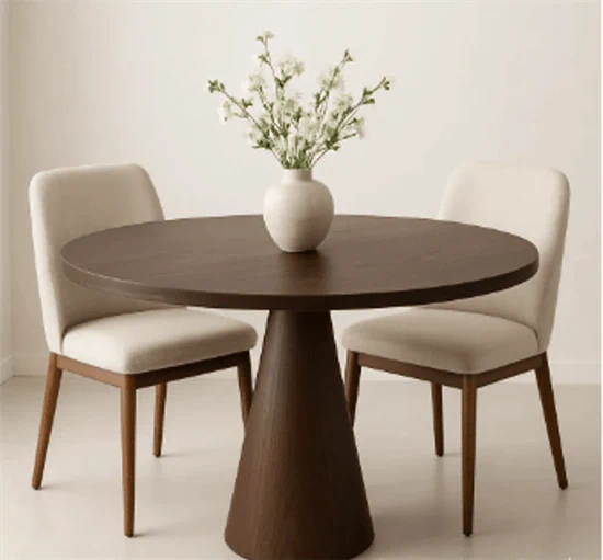 פינת אוכל עגולה מדגם SIENA כולל 4 כיסאות