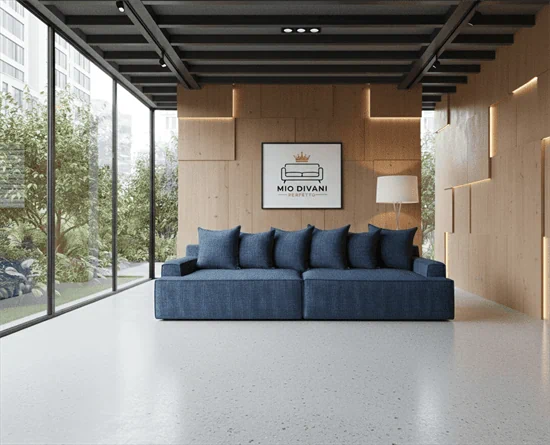 ספת רביצה תלת מושבית מדגם NUVOLA